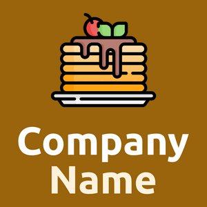 Pancakes on a Golden Brown background - Alimentos & Bebidas
