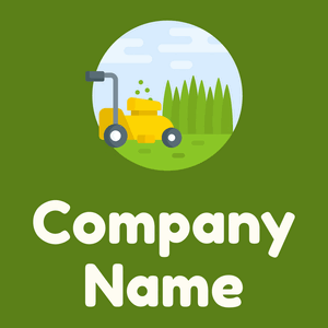 Lawn mower on a Olive Drab background - Landwirtschaft