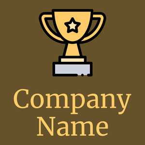 Trophy logo on a Horses Neck background - Esportes