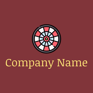 Dartboard logo on a Tall Poppy background - Games & Recreation