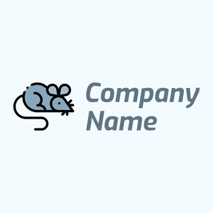 Mouse logo on a Alice Blue background - Animales & Animales de compañía