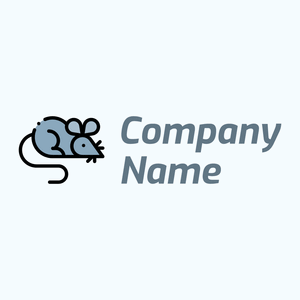 Mouse logo on a Alice Blue background - Animais e Pets