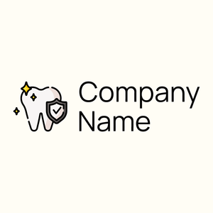 Dental insurance logo on a Floral White background - Medicina & Farmacia