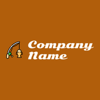 Fishing Line logo on a Rust background - Spelletjes & Recreatie