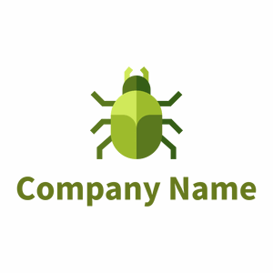 Beetle on a White background