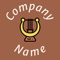Harp logo on a Sante Fe background - Divertissement & Arts