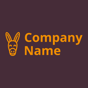 Donkey logo on a Barossa background - Animais e Pets