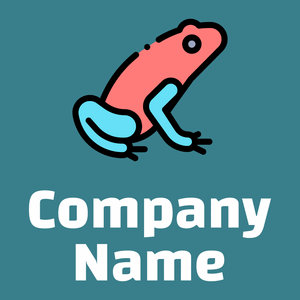 Frog logo on a Astral background - Animales & Animales de compañía