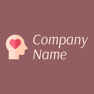 Mental health logo on a Rose Taupe background - Medizin & Pharmazeutik