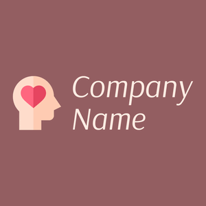 Mental health logo on a Rose Taupe background - Médicale & Pharmaceutique