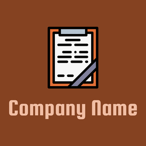 Last will logo on a Burnt Umber background - Affari & Consulenza