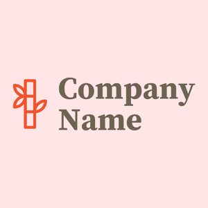 Bamboo logo on a Misty Rose background - Umwelt & Natur