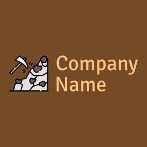 Coal logo on a Semi-Sweet Chocolate background - Costruzioni & Strumenti