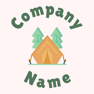 Camping on a Snow background - Sport