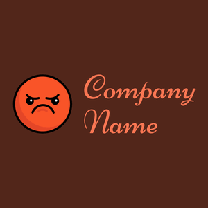 Angry on a Caput Mortuum background - Sommario