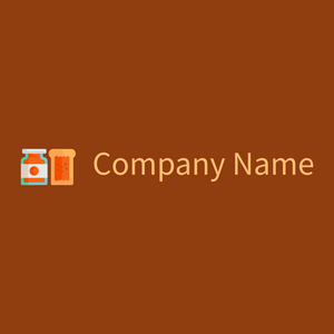 Jam logo on a Saddle Brown background - Alimentos & Bebidas