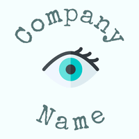 Eye logo on a Azure background - Medical & Farmacia