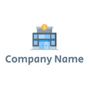 Light Sky Blue Bank on a White background - Empresa & Consultantes