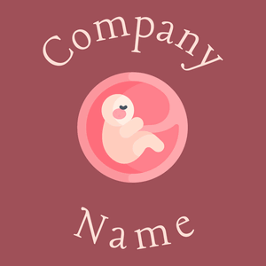 Fetus logo on a Copper Rust background - Niños & Guardería
