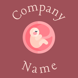 Fetus logo on a Copper Rust background - Kinderen & Kinderopvang