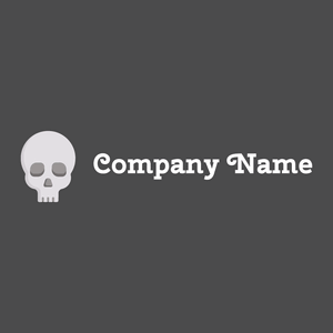 Skull logo on a Gun Powder background - Abstracto