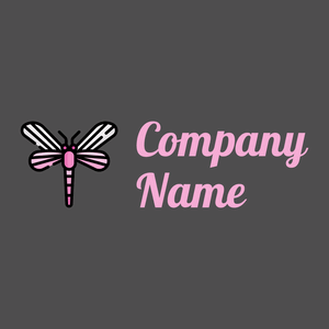 Dragonfly logo on a Liver background - Tiere & Haustiere