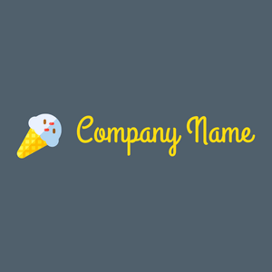 Alice Blue Ice cream cone on a Fiord background - Food & Drink
