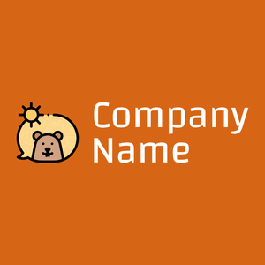 Groundhog logo on a Chocolate background - Abstrakt