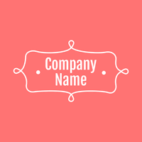 Vintage red frame logo - Servizi nuziali