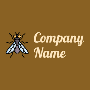 Fly logo on a Afghan Tan background - Animali & Cuccioli