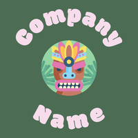 Tiki logo on a Como background - Reise & Hotel