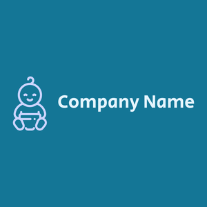 Baby boy logo on a Denim background - Crianças & Cuidados