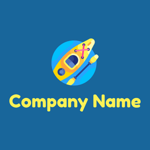 Canoe on a Denim background - Sport