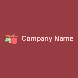 Apple tree on a Mexican Red background - Agricultura