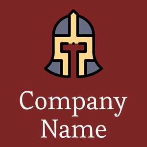 Helmet logo on a Flame Red background - Política