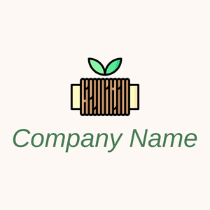 Hemp rope logo on a Seashell background - Medicina & Farmacia