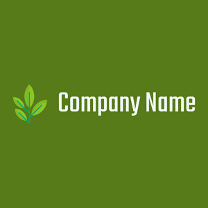 Green tea on a Olive Drab background - Agricultura