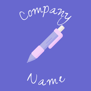 Lavender Pen on a Slate Blue background - Móveis