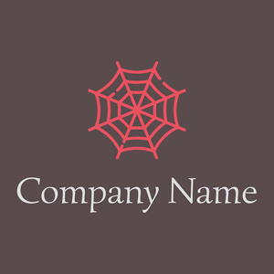 Spider web logo on a Woody Brown background - Animals & Pets