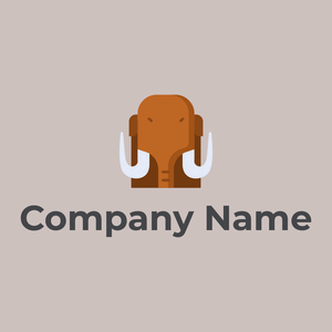 Mammoth logo on a Alto background - Animais e Pets