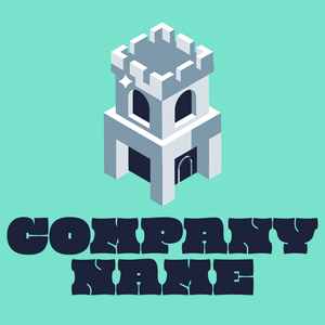 Castle tower logo - Construcción & Herramientas