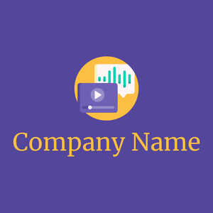 Video and audio logo on a Daisy Bush background - Empresa & Consultantes
