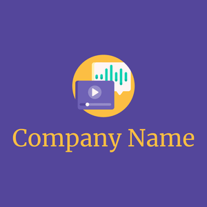 Video and audio logo on a Daisy Bush background - Entreprise & Consultant