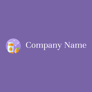 Orange juice logo on a Scampi background - Alimentos & Bebidas