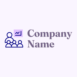 Presentation logo on a grey background - Negócios & Consultoria