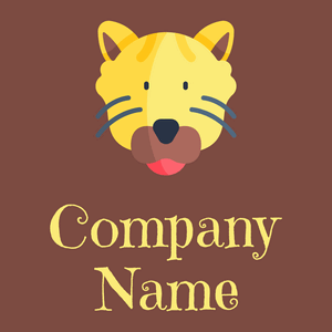 Cougar logo on a Bole background - Animales & Animales de compañía