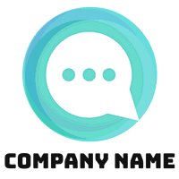 Logo de burbuja de conversación - Comunidad & Sin fines de lucro Logotipo