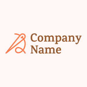 Outlined Needle logo on a Snow background - Moda & Belleza