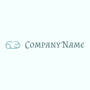 Guinea pig logo on a Azure background - Animaux & Animaux de compagnie