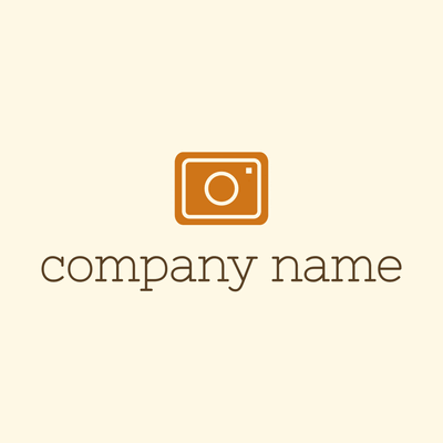 Orange camera logo - Photography